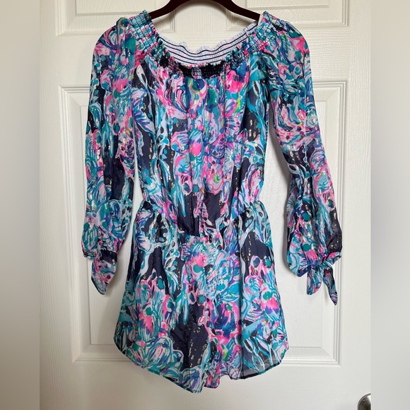 Lilly Pulitzer Pants - Lilly Pulitzer Silk Romper